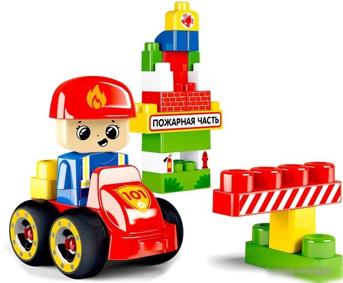 Конструктор Десятое королевство Baby Blocks 03907 Пожарная часть