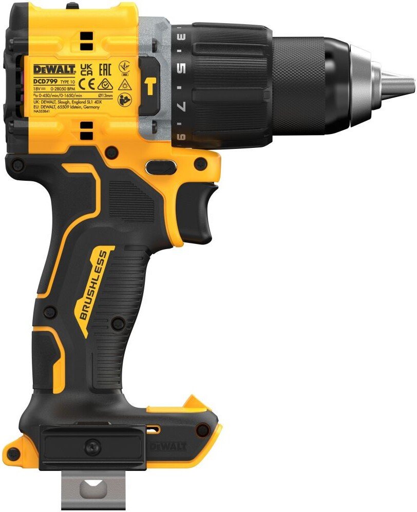 Ударная дрель-шуруповерт DeWalt DCD799NT (без АКБ, кейс)
