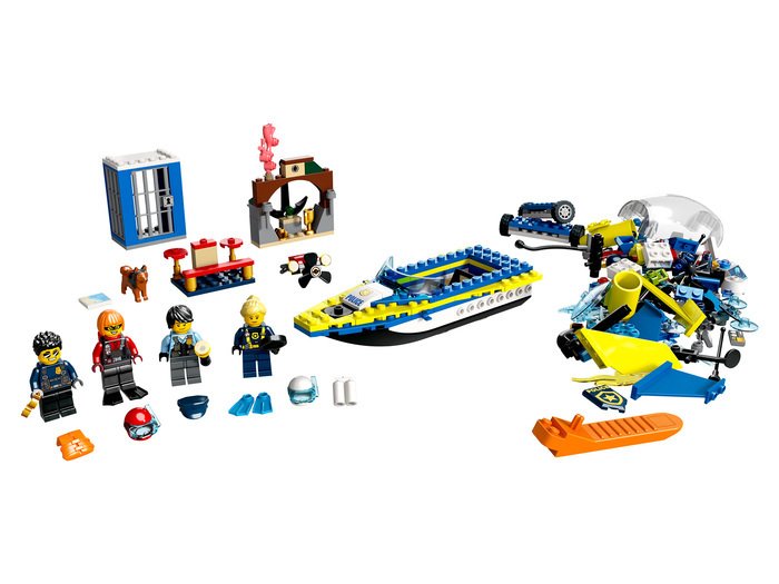 Конструктор LEGO City 60355 Детективные миссии водной полиции