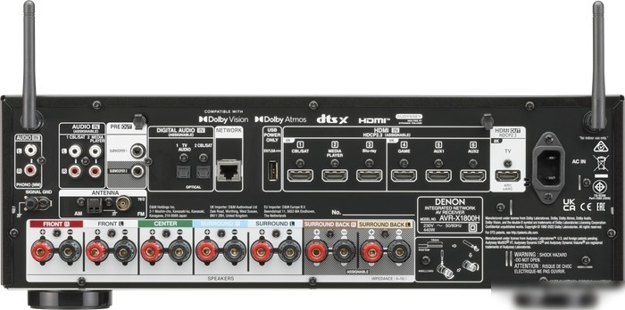 AV ресивер Denon AVR-X1800H