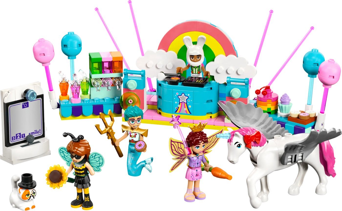 Конструктор LEGO Friends Костюмированная вечеринка с единорогом и феей 42661