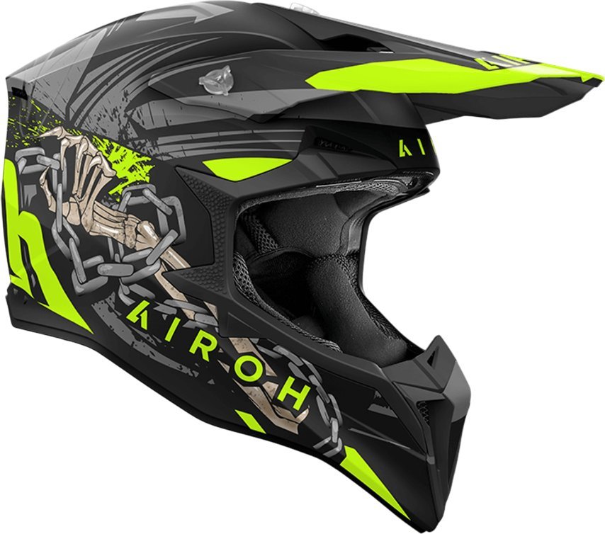 Мотошлем Airoh WRAAAP Darkness WRD31-L (L, матовый)