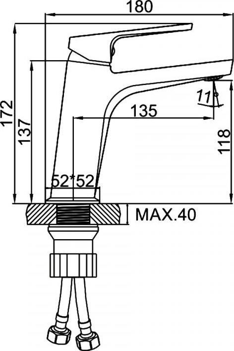 Смеситель Ledeme L1092
