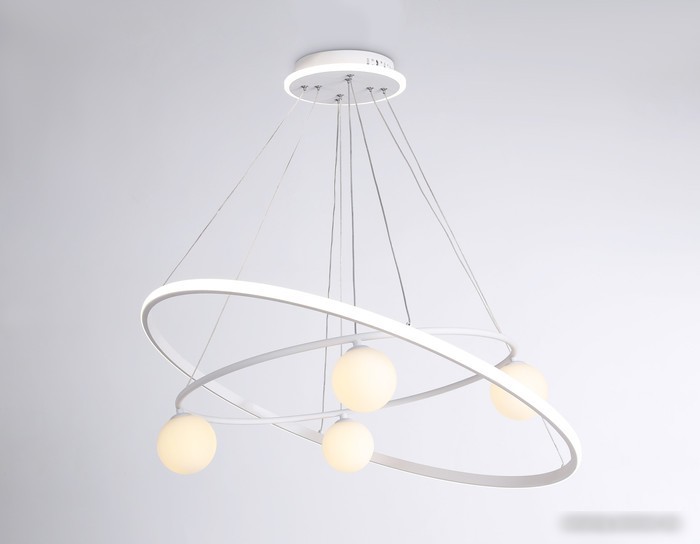 Подвесная люстра Ambrella light Comfort FL66326/1+4 WH (белый)