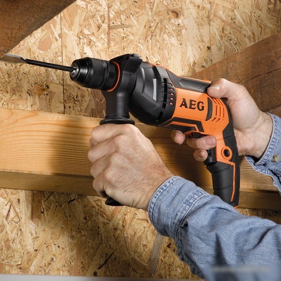 Ударная дрель AEG Powertools SBE 705 RE (4935442830)