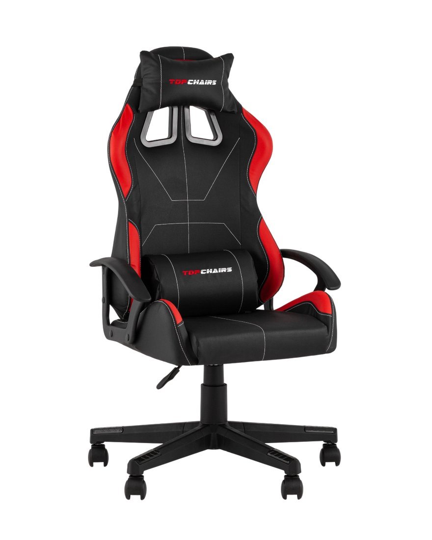 Игровое (геймерское) кресло TopChairs Wyvern GF-8066-6 (черно-красный)