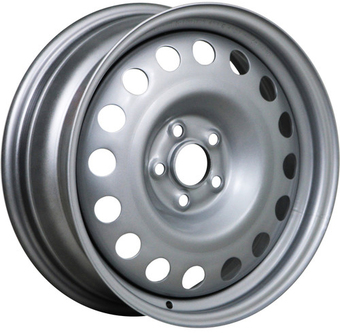Штампованные диски TREBL R-1675 16x6" 5x100мм DIA 57.1мм ET 35мм Silver
