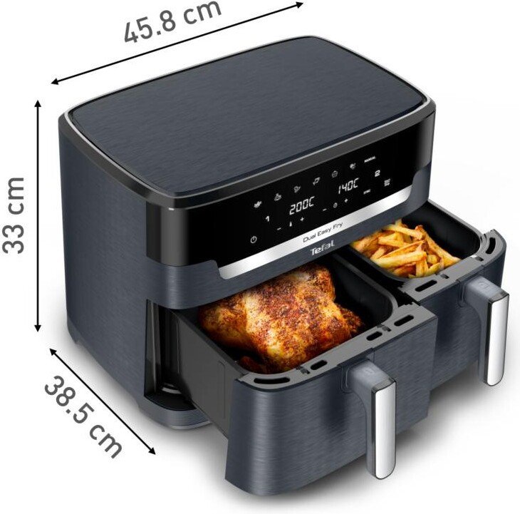 Аэрогриль (аэрофритюрница) Tefal Dual Easy Fry EY942BE0
