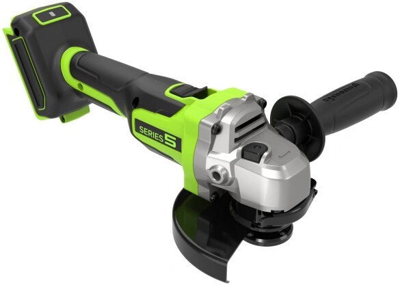 Угловая шлифмашина Greenworks AG590 3201007CUB (с 1-им АКБ, сумка)