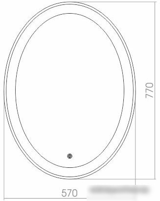 Мебель для ванных комнат Silver Mirrors Зеркало Италия 57х77 ФР-00001057