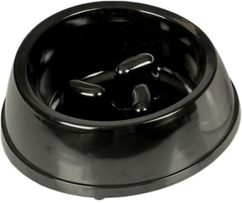Миска Duvo Plus Glossy Slow S 450 мл (черный)