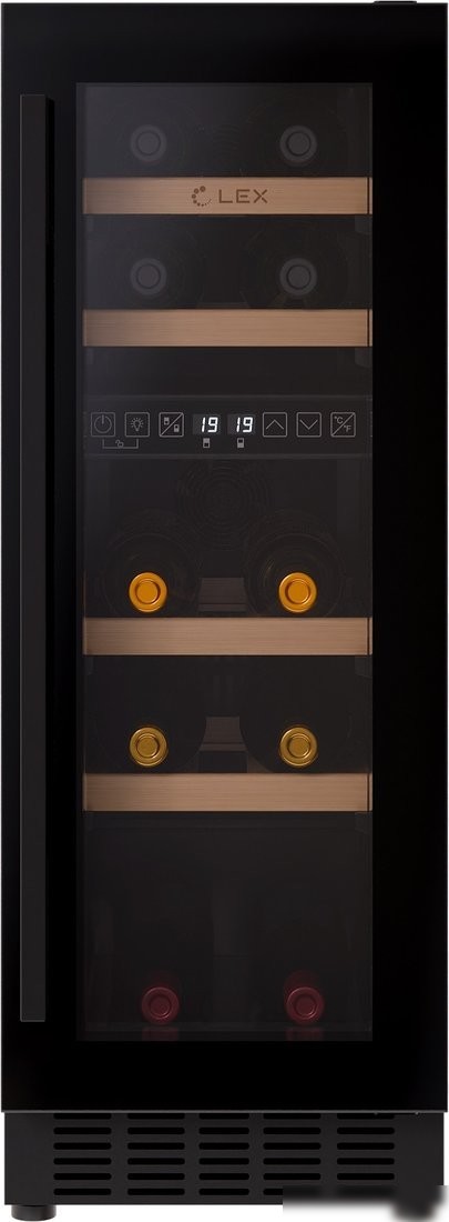 Винный шкаф LEX LWD3017BL Dual Zone