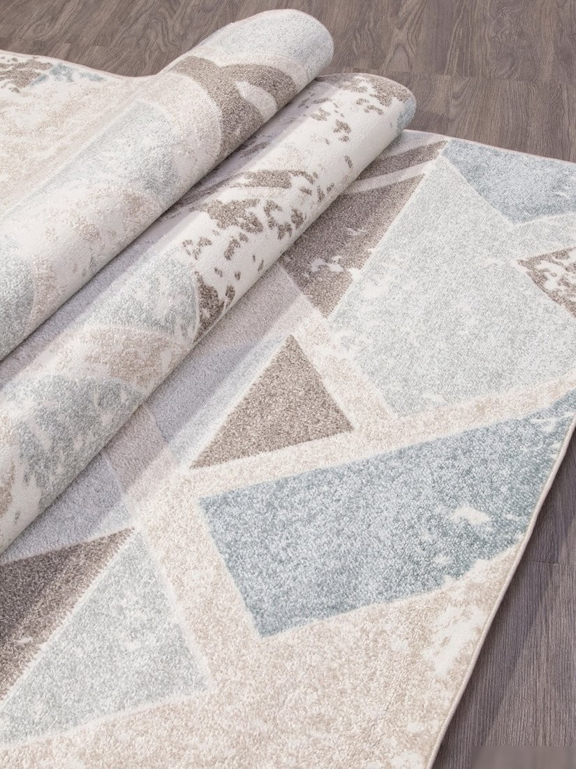 Ковер для жилой комнаты Merinos Naturel D979-STAN-BEIGE-BLUE (3x5)