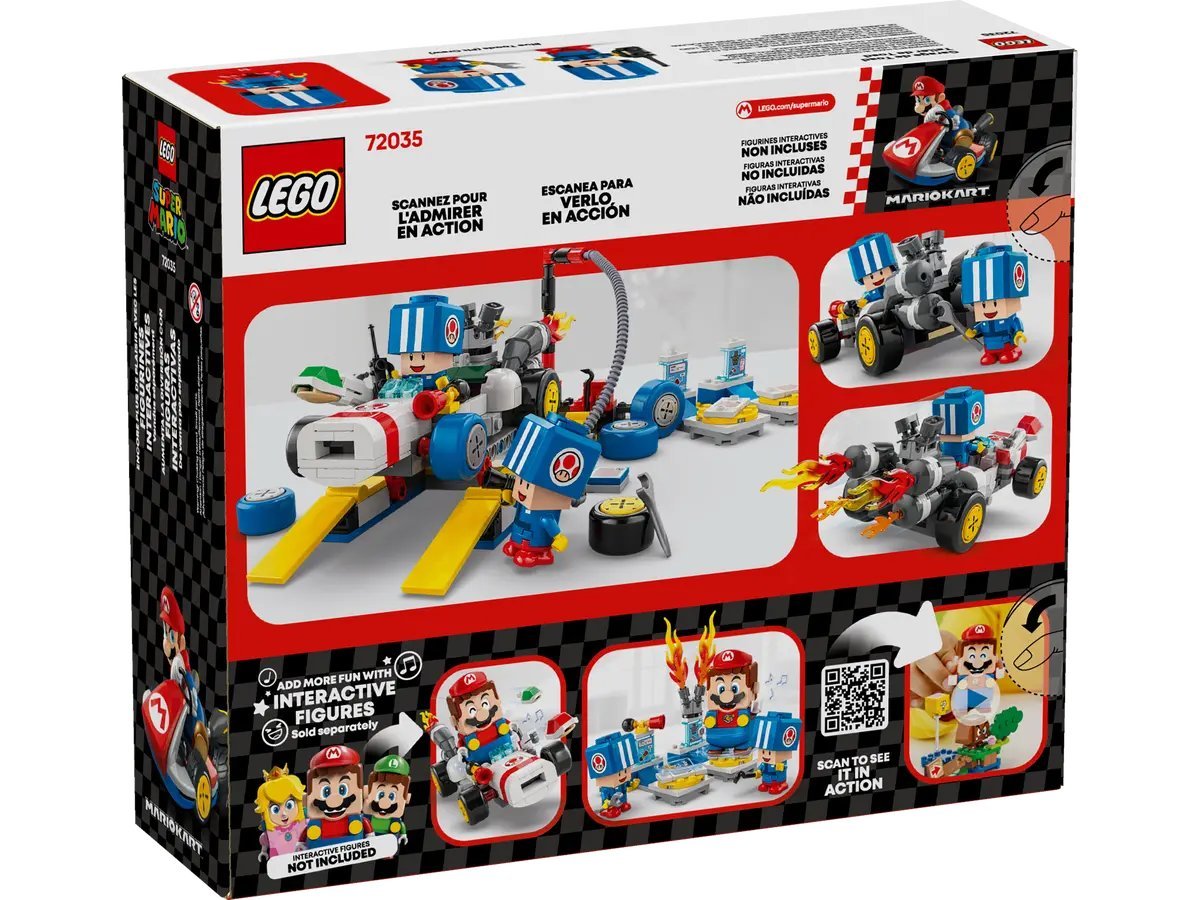 Конструктор LEGO Mario Kart – Гараж Тоада 72035