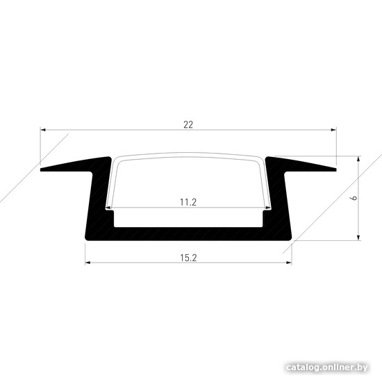 Алюминиевый профиль Elektrostandard LL-2-ALP007 a053622
