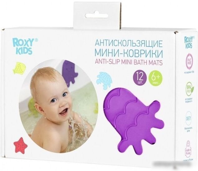 Комплект ковриков для купания Roxy Kids RBM-010-12 12 шт.