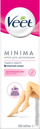 Veet Крем для депиляции Minimal и для нормальной кожи 100 мл Veet Крем для депиляции Minimal и для нормальной кожи 100 мл