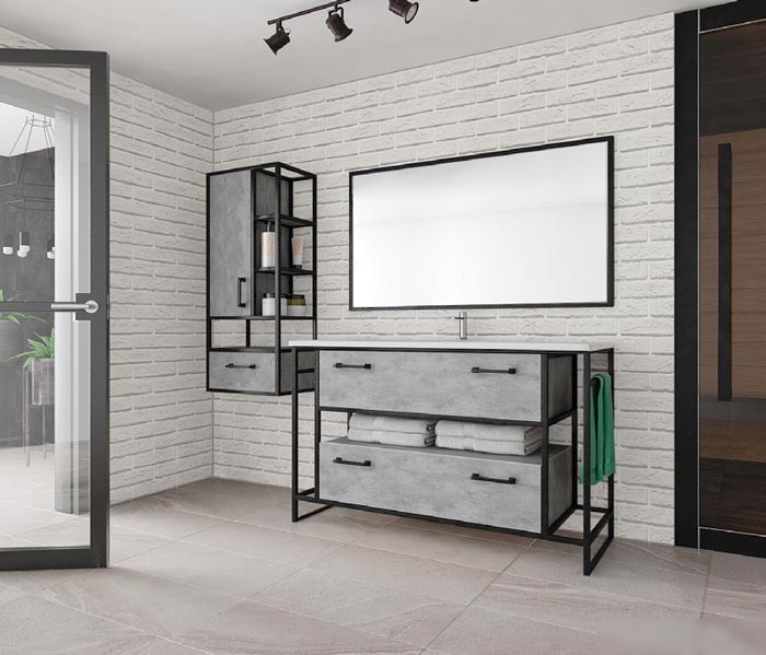 Style Line Зеркало Лофт с LED-подсветкой и диммером 100