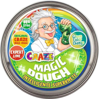 Тесто для лепки Craze Magic Dough Попрыгунчик Опыты профессора 35245.B (зеленый)