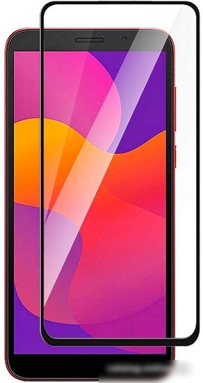 Защитное стекло Case 111D для Huawei Y5p/Honor 9S (черный глянец)