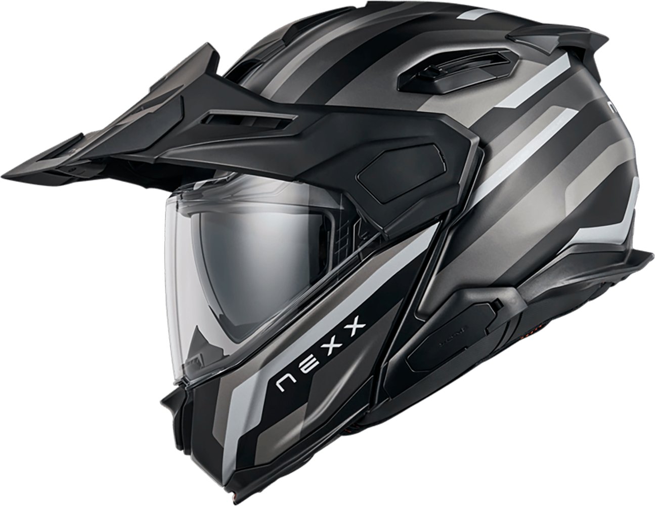 Мотошлем Nexx Helmets X.LFC Westbound (M, черный/серый)