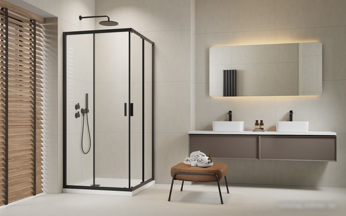 Душевой уголок Radaway Alienta Black С 90x90 10239090-54-01
