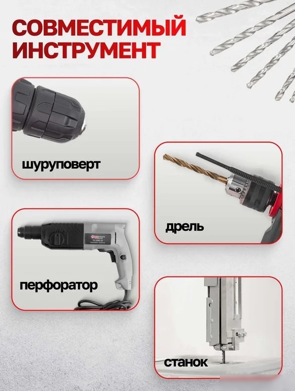 Набор сверл Everforce EF-41604 (60669)