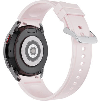 Ремешок Rumi Classic силиконовый для Samsung Galaxy Watch4/5 (20 мм, розовый)