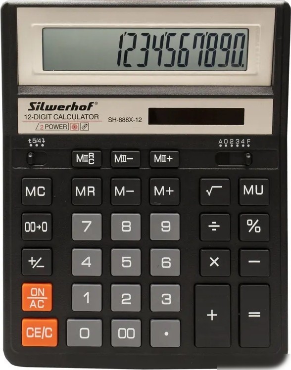Бухгалтерский калькулятор Silwerhof SH-888X-12