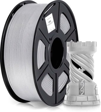 Пластик CACTUS CS-3D-ABS-1KG-SILVER ABS 1.75 мм 1 кг