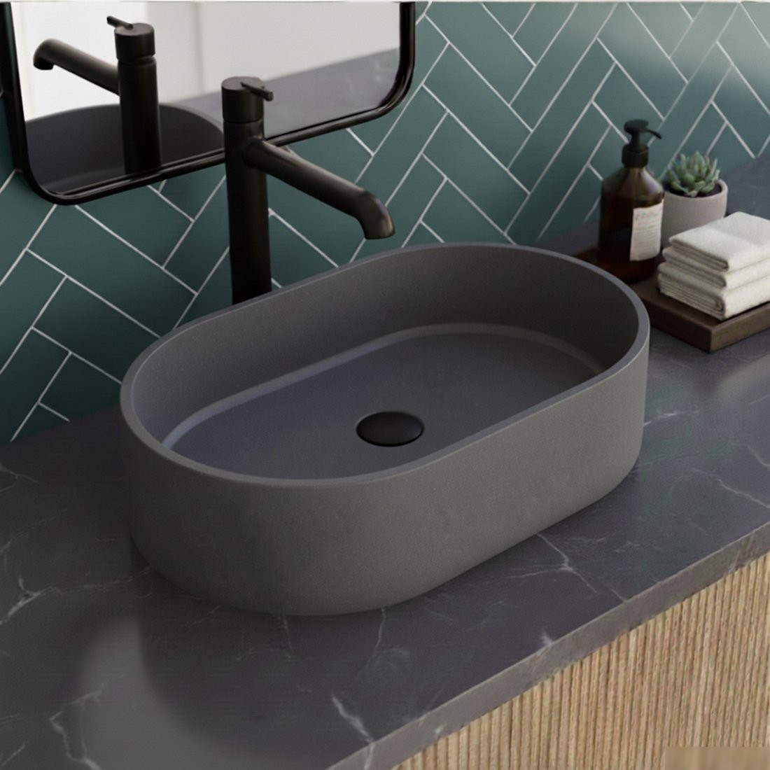 Умывальник Lauter Oliva 21O603G (Grey)