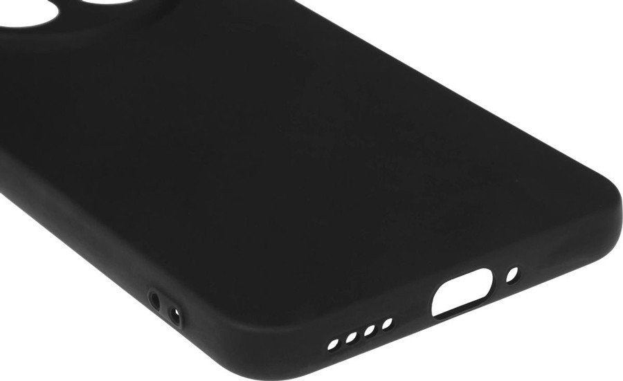 Чехол для телефона BoraSCO Silicone Case для Realme 12+ 5G 73328 (черный)