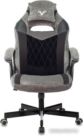 Офисное кресло Бюрократ Zombie Viking 6 Knight Fabric (серый/черный)