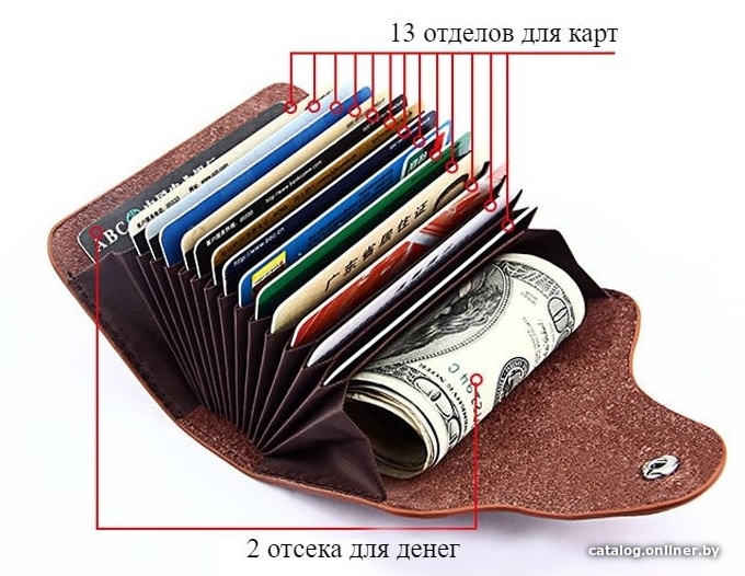 Визитница EZcase Lambre (розовый)