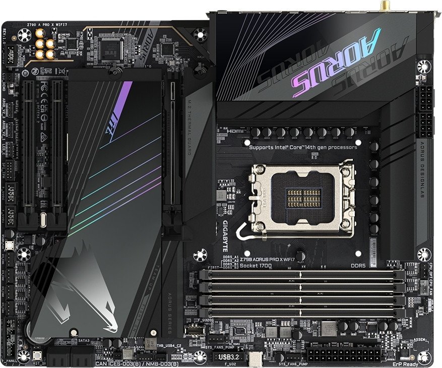 Материнская плата Gigabyte Z790 Aorus Pro X WiFi7