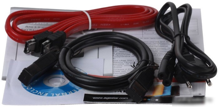 Бокс для жесткого диска AgeStar 3C4B3A1 Black