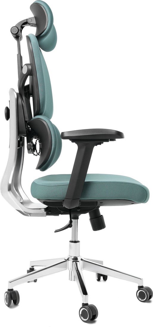 Игровое (геймерское) кресло Jiqiao R6001-ЧЗ (черный/бирюзовый)