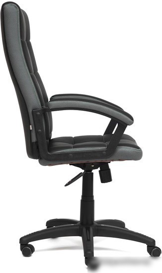 Кресло TetChair Trendy (иск. кожа/ткань, черный/серый)