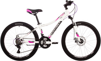 Велосипед Novatrack Katrina 21 D 2024 24AHD.KATRINA.10WT4 (белый)