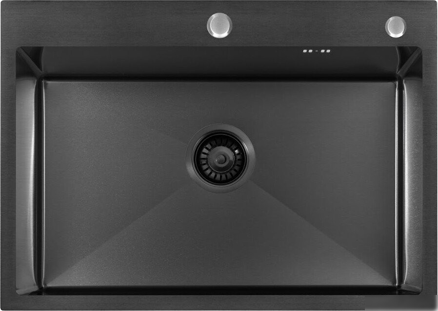 Кухонная мойка ARFEKA ECO AR 700*500 BLACK PVD NANO