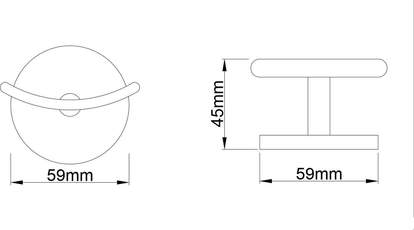 Крючок для ванны Lauter 21SH62091 (Chrome)