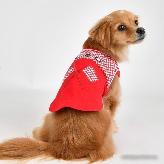 Футболка Puppia Ralli PAUA-TS1810-RD-S (S, красный)