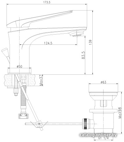 Смеситель Lemark Allegro LM5906CW