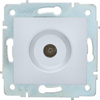 Розетка телевизионная Lezard Asti 7081-3088-130 (жемчужно-белый перламутр)