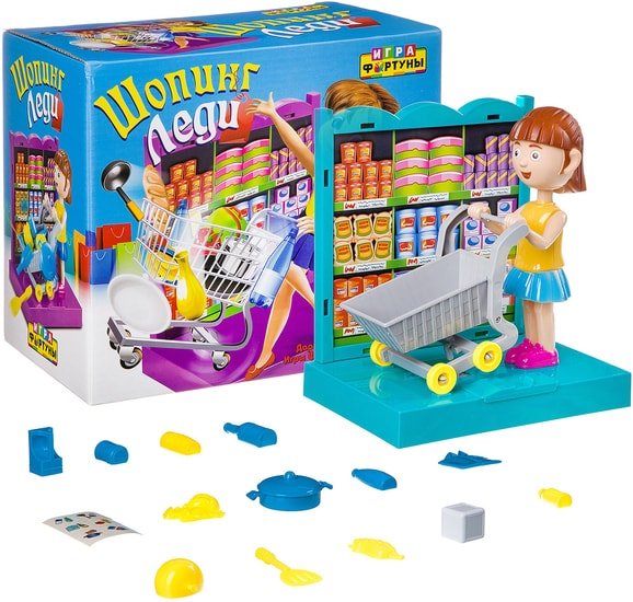 Настольная игра Фортуна Шопинг леди Ф93362
