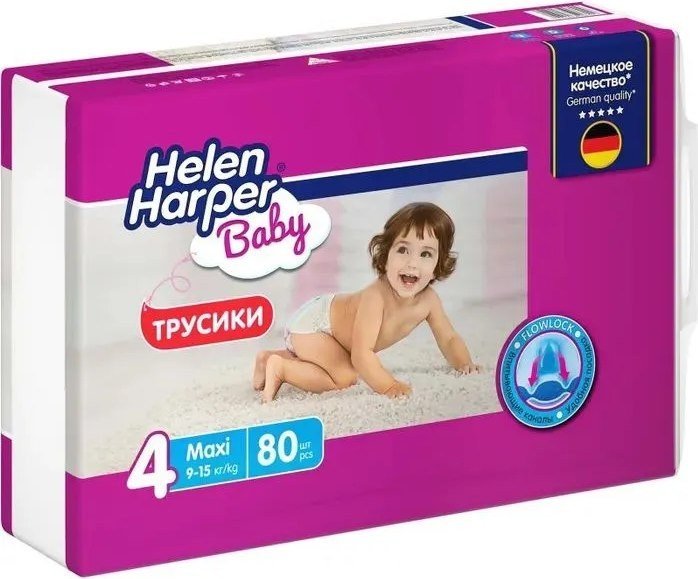 Трусики-подгузники Helen Harper Baby 4 Maxi (240 шт)