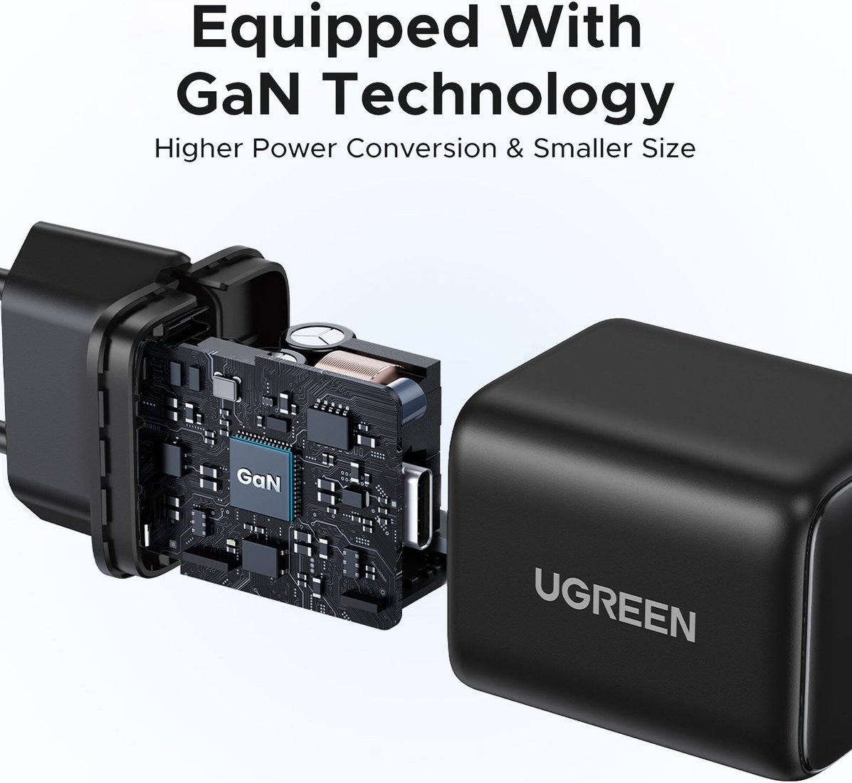 Сетевое зарядное Ugreen X517 65736 (черный)
