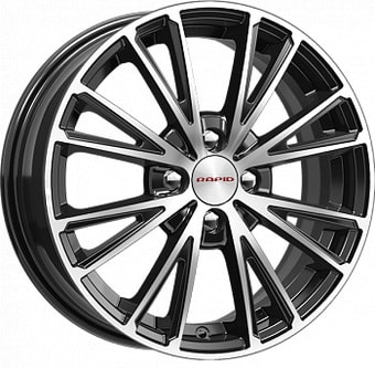 Литые диски K&K Меандр 16x6" 4x114.3мм DIA 67.1мм ET 40мм Алмаз черный