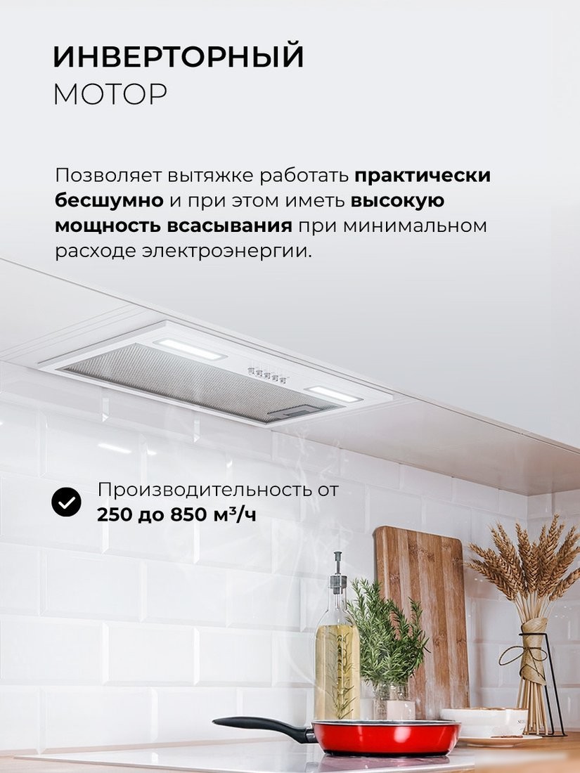 Кухонная вытяжка LEX Hyper 600 Inverter WH