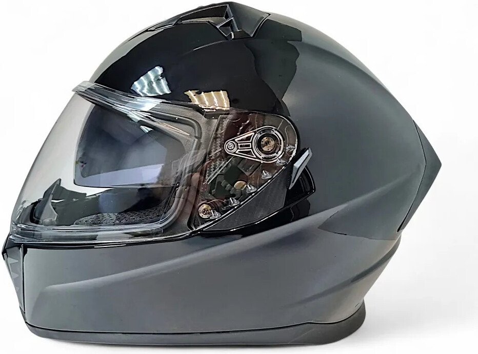 Мотошлем AIM JK320 320-001-XXXL (XXXL, черный глянец)